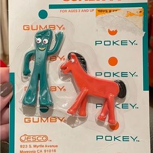 NWT Gumby and Pokey SUPER-FLEX Play Figures by Jesco